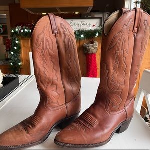 Vintage Dan Post Marlboro Men’s Cowboy Boot